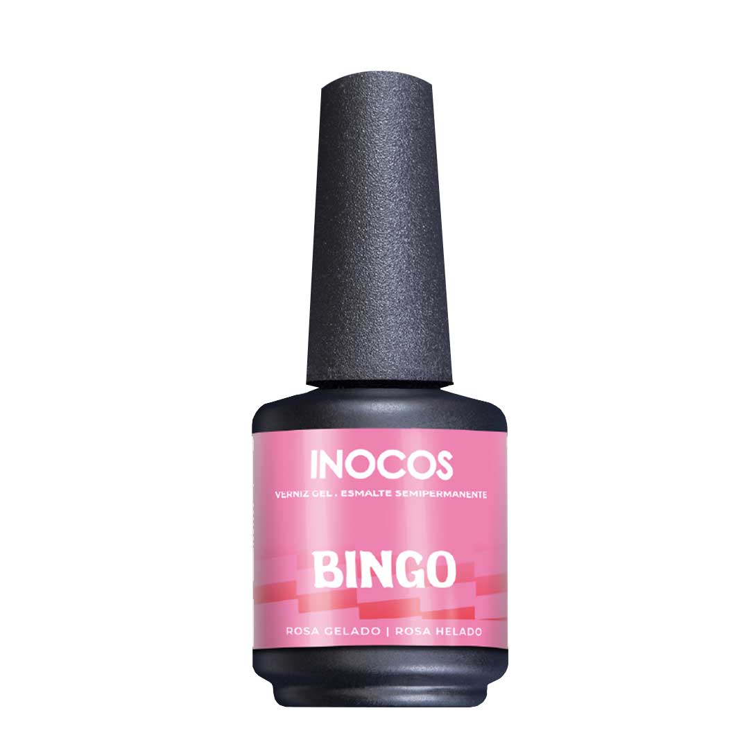 Inocos verniz gel Acertar em cheio bingo NL6 rosa gelado