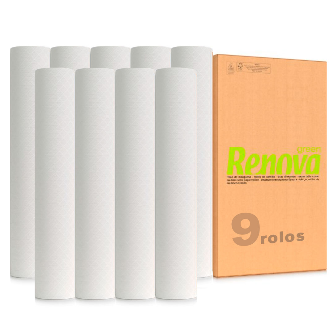 Renova rolo de marquesa papel pack 9 rolos