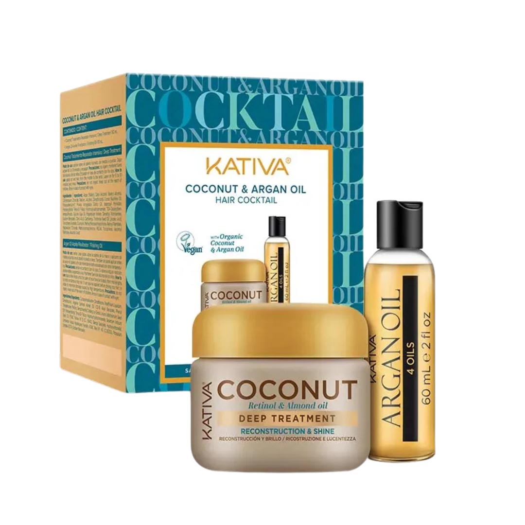 Kativa kit cocktail coconut e argan oil