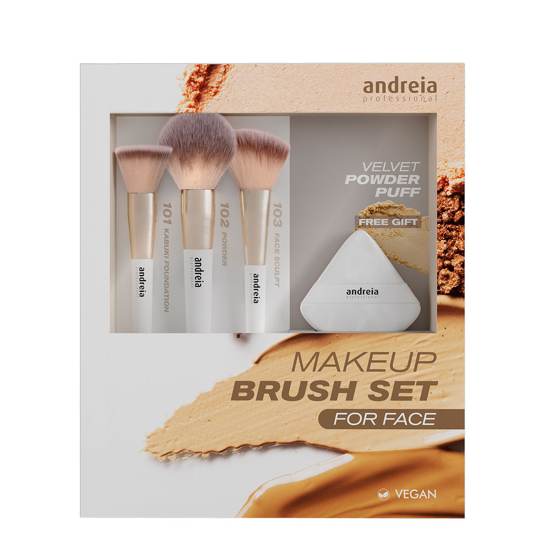 Andreia makeup kit brush set face