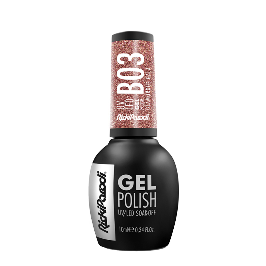 Rickiparodi verniz de unhas de gel B03 Glamorous Gala